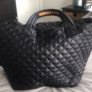 MZ Wallace Metro Tote, Medium, Black.